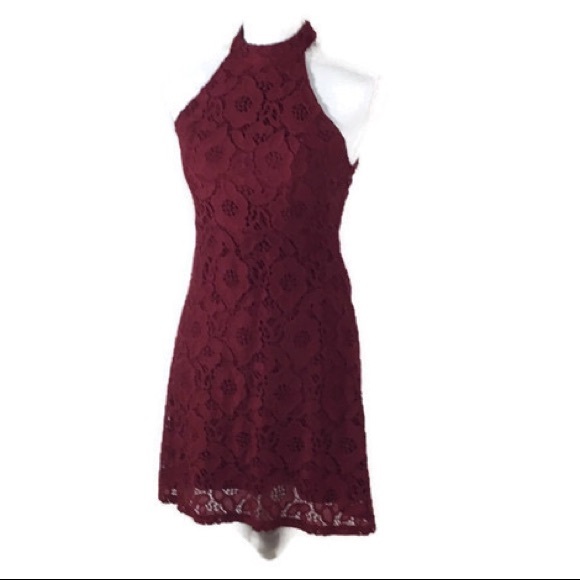 Abercrombie & Fitch Dresses & Skirts - Abercrombie & Fitch Red Holiday Lace Dress Size 0